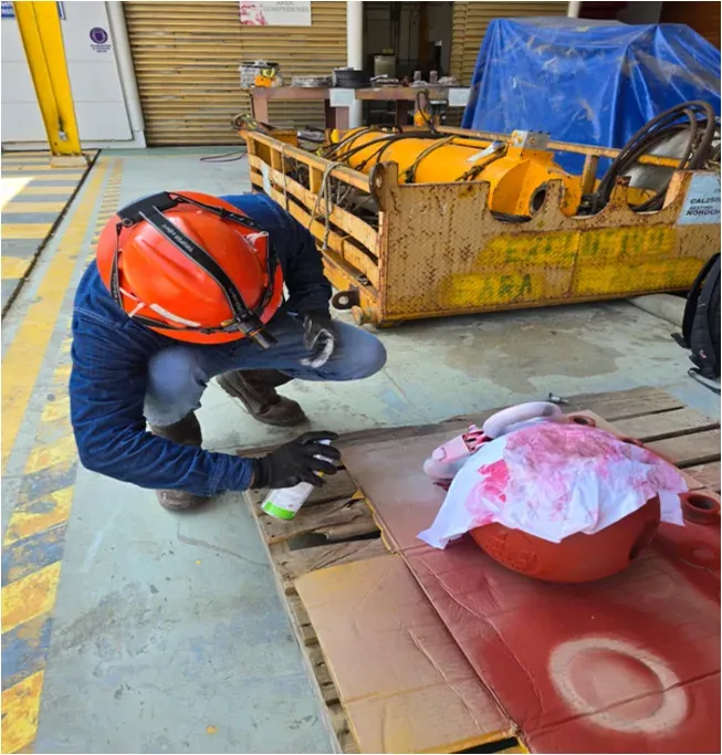 Inspección a Herramienta Oil & Gas — Líquidos penetrantes (5)
